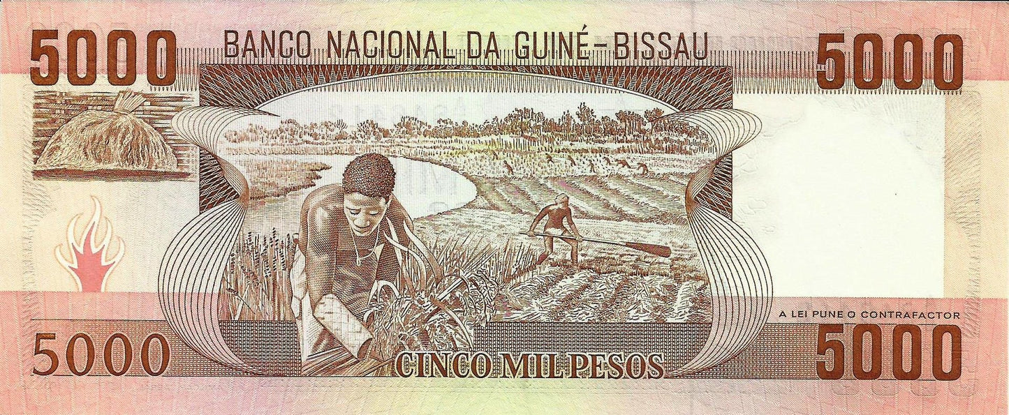 Guiné Bissau - 5000 Pesos 1984 (# 9)