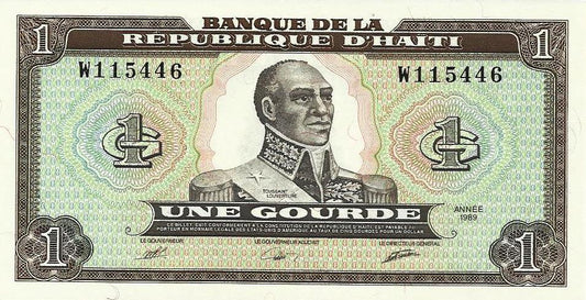 Haiti - 1 Gourde 1989 (# 253a)
