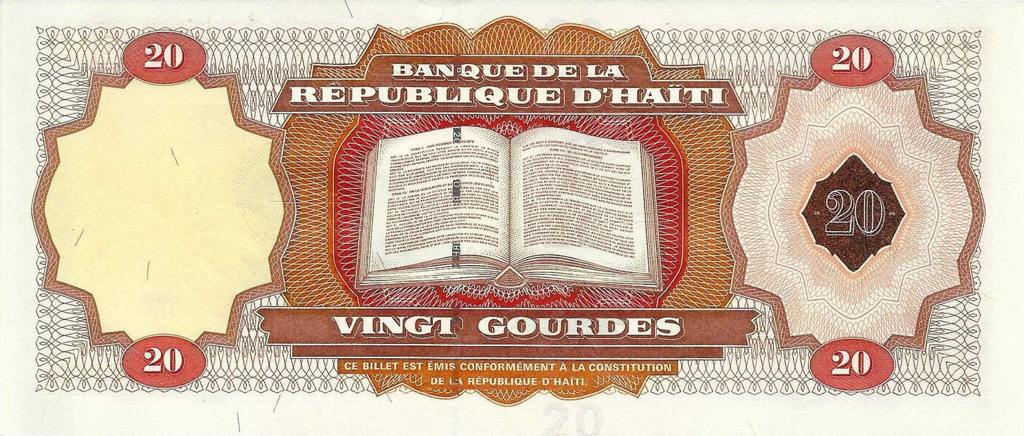 Haiti - 20 Gourdes 2001 (# 271a)