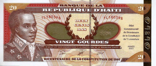 Haiti - 20 Gourdes 2001 (# 271)