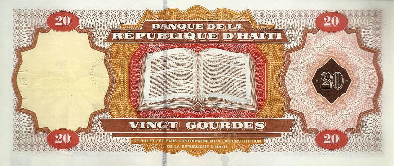 Haiti - 20 Gourdes 2001 (# 271)