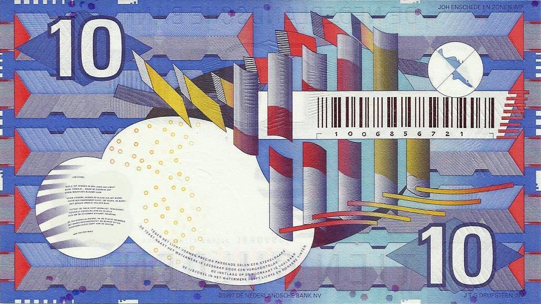 Holanda - 10 Gulden 1997 (# 49)