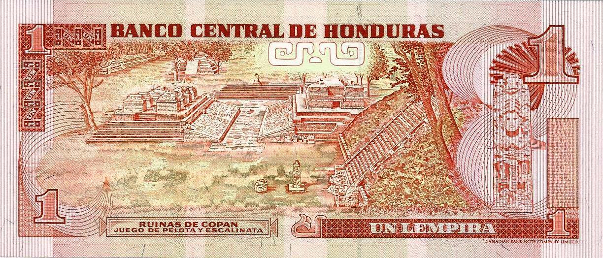 Honduras - 1 Lempira 1992 (# 71)