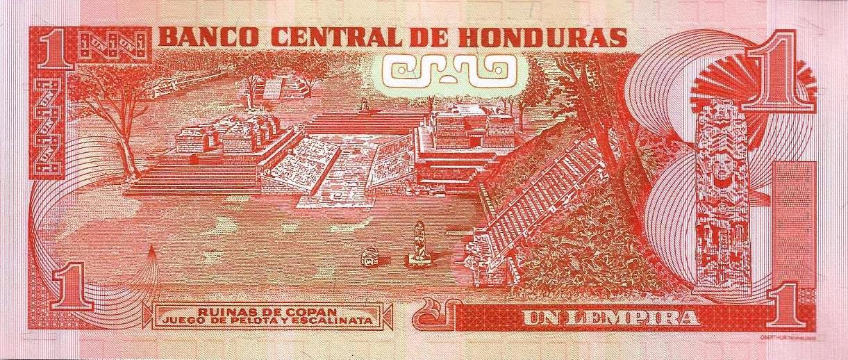 Honduras - 1 Lempira 2010 (# 89b)