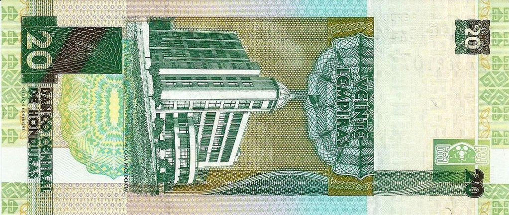 Honduras - 20 Lempiras 2003 (# 87b)