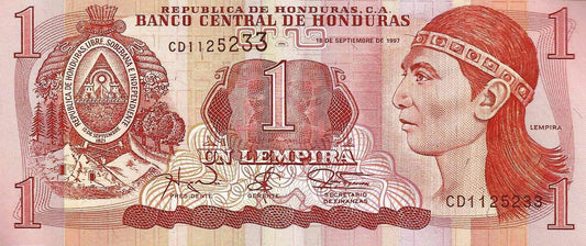 Honduras - 1 Lempira 1997 (# 79b)