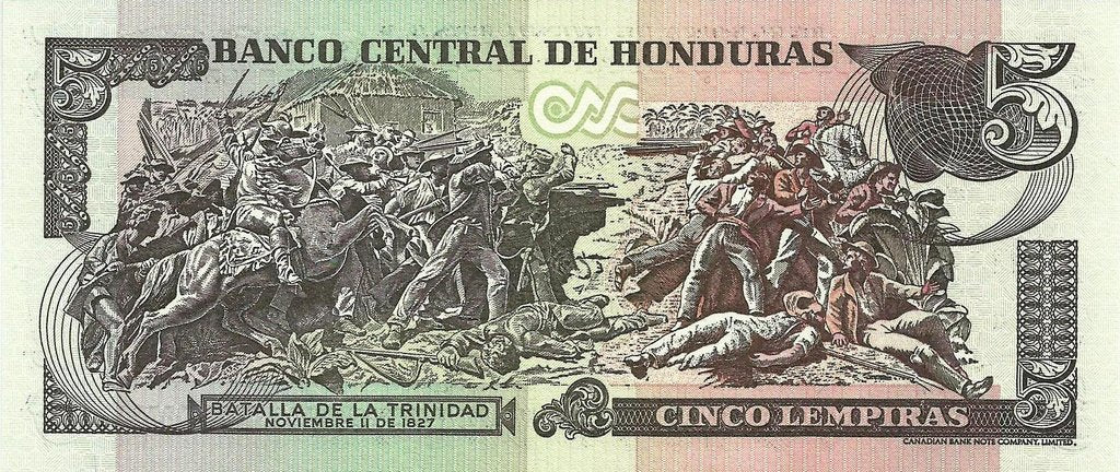 Honduras - 5 Lempiras 2004 (# 85d)