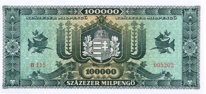Hungria - 100000 Pengo 1946 (# 127)