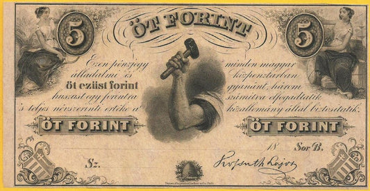 Hungria - 5 Forint 1852 (# S143r)