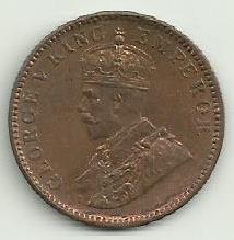 Ìndia Britanica - 1/4 Anna 1933 (Km# 512)