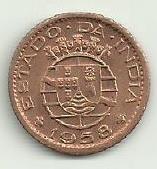 India Portuguesa - 10 Centavos 1958 (Km# 30)