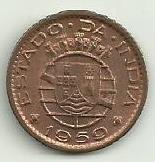 India Portuguesa - 10 Centavos 1959 (Km# 30)