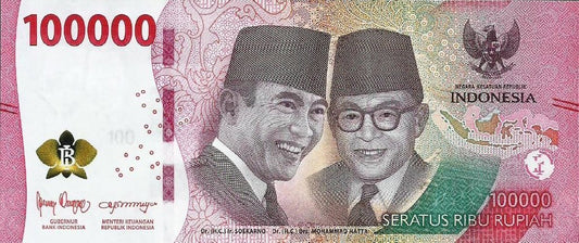 Indonesia - 100000 Rupias 2022 (# 168a)