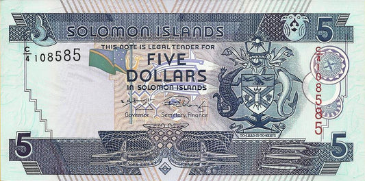 Ilhas Salomão - 5 Dolares 2008 (#26b)