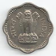 India - 10 Paisa 1965 (Km# 24)