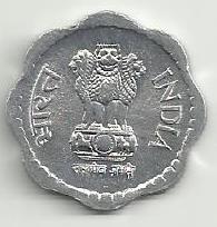 India - 10 Paisa 1986 (Km# 39)