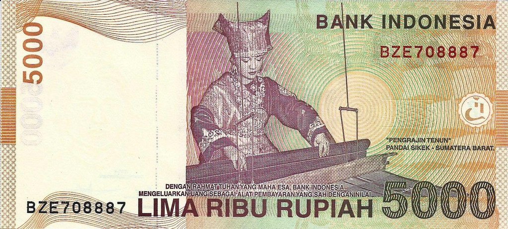 Indonesia - 5000 Rupias 2014 (# 142n)