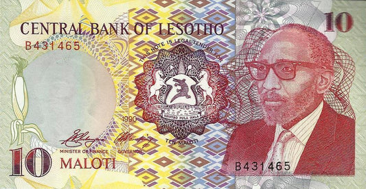 Lesoto - 10 Maloti 1990 (# 11)