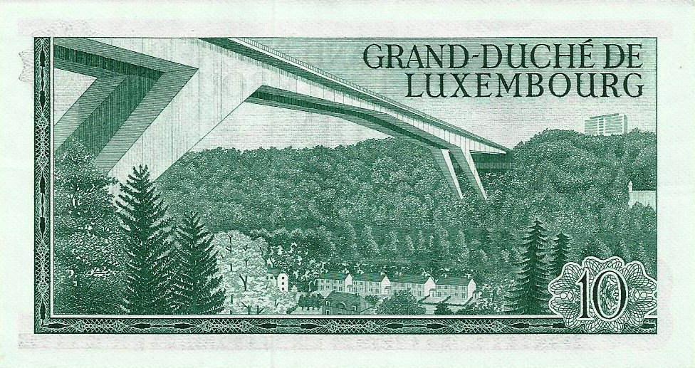 Luxemburgo - 10 Francos 1967 (# 53a)