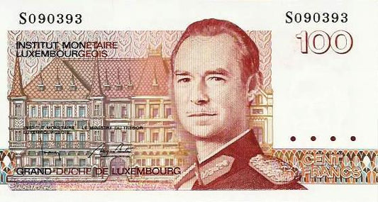 Luxemburgo - 100 Francos 1986 (# 58b)