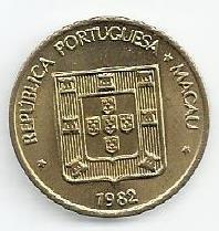 Macau - 50 Avos 1982 (Km# 22)