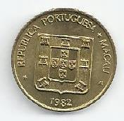 Macau - 10 Avos 1982 (Km# 20)