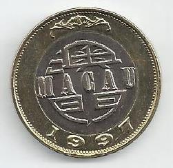 Macau - 10 Patacas 1997 (Km# 83)