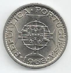 Macau - 1 Pataca 1968 (Km# 6)
