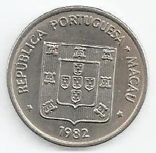 Macau - 1 Pataca 1982 (Km# 23.1)