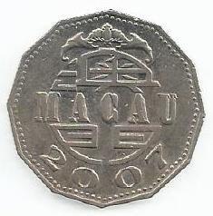 Macau - 5 Patacas 2007 (Km# 56)