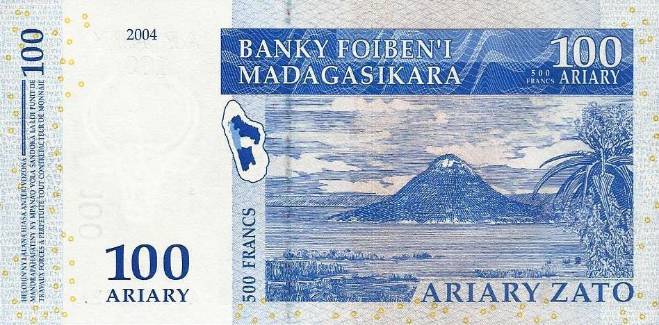 Madagascar - 100 Francos 2004 (# 86b)