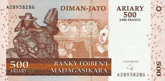 Madagascar - 500 Francos 2004 (# 88)