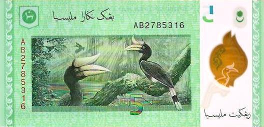 Malasia - 5 Ringgit 2012 (# 52)