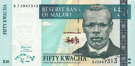 Malawi - 50 Kwacha 2007 (# 53c)
