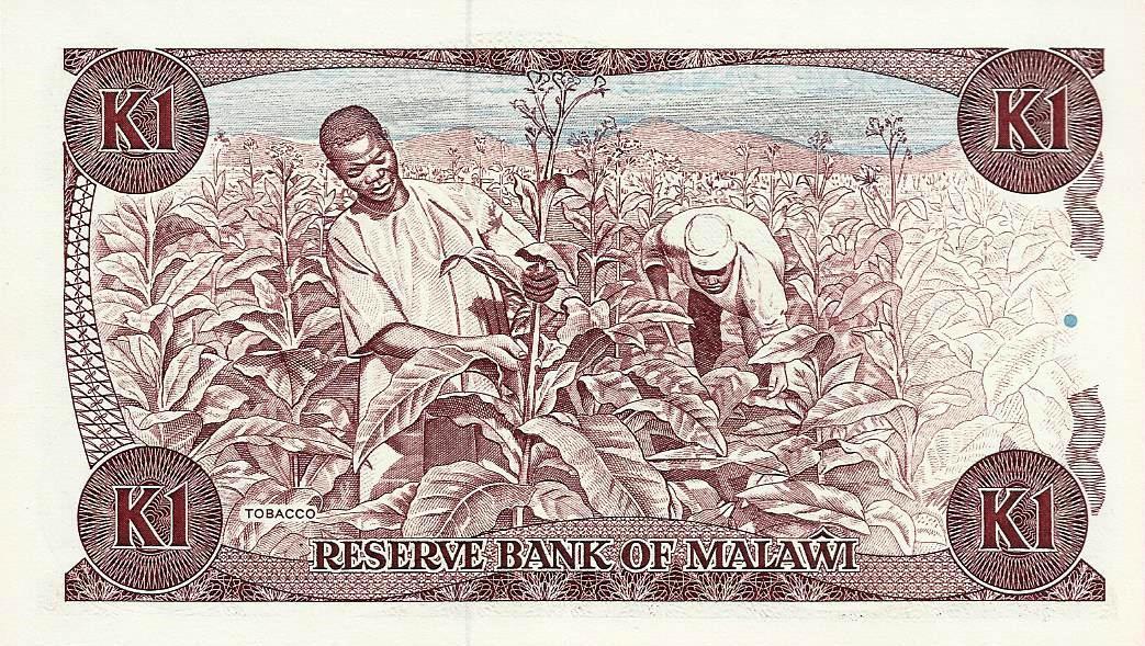 Malawi - 1 Kwacha 1988 (# 19b)