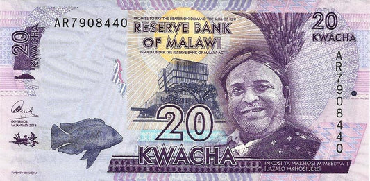 Malawi - 20 Kwacha 2014 (# 57c)