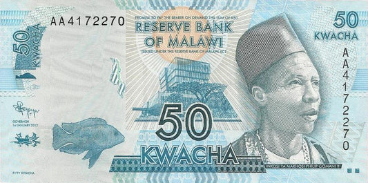 Malawi - 50 Kwacha 2012 (# 58)