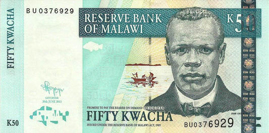 Malawi - 50 Kwacha 2011 (# 53e)
