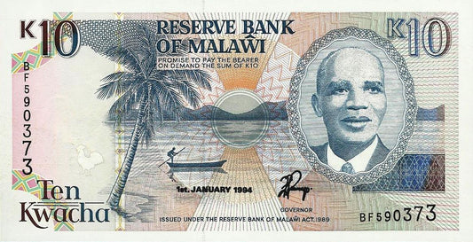 Malawi - 10 Kwacha 1994 (# 25)