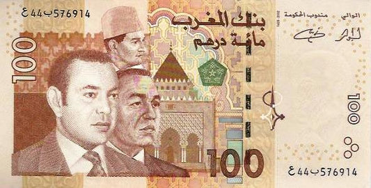Marrocos - 100 Dirhams 2002 (# 70)