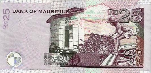 Mauricias - 25 Rupias 2006 (# 49c)