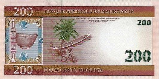 Mauritania - 200 Ouguiya 2006 (# 11b)