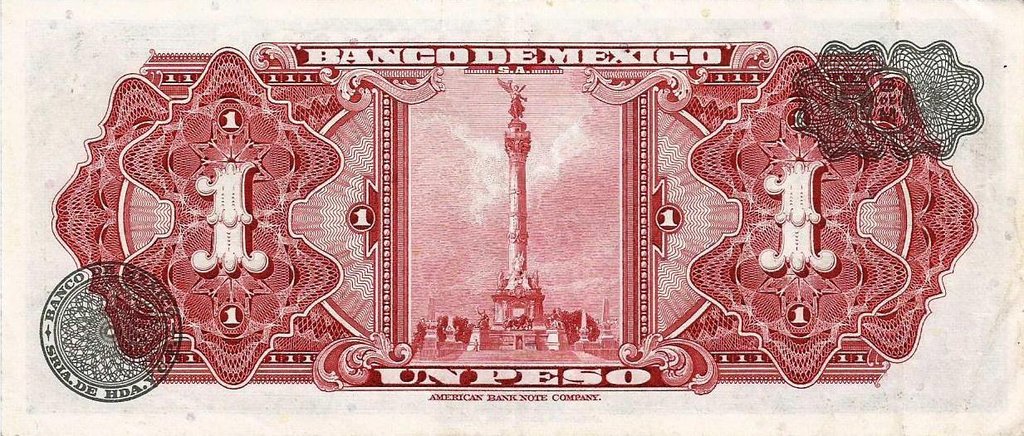 Mexico - 1 Peso 1970 (# 59t)