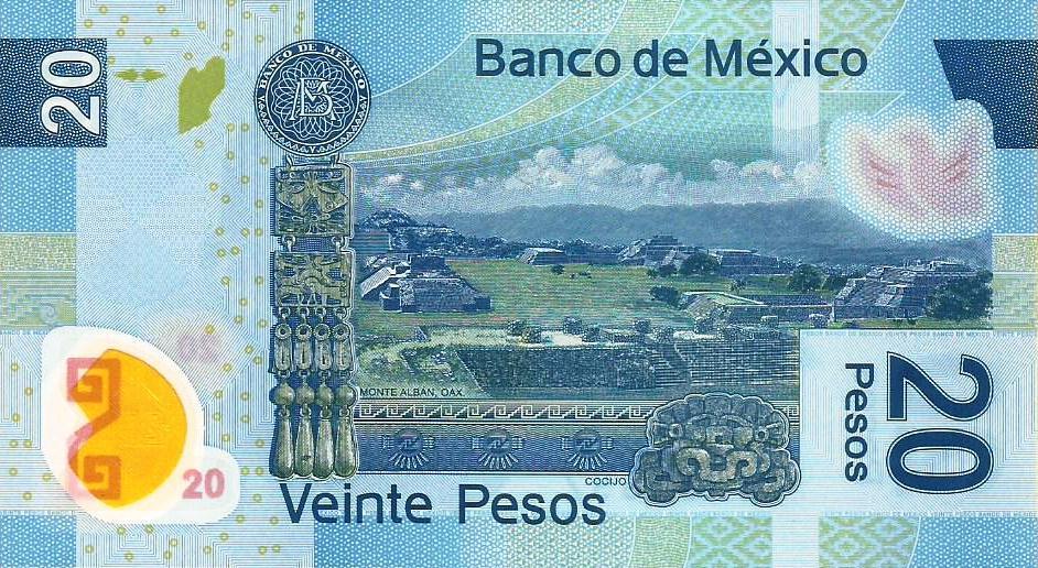 Mexico - 20 Pesos 2013 (# 122m)