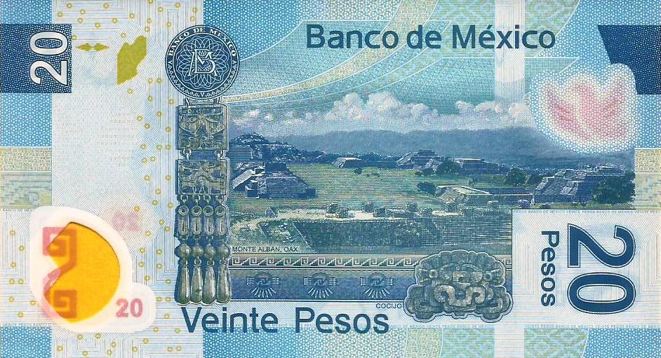 Mexico - 20 Pesos 2008 (# 122f)