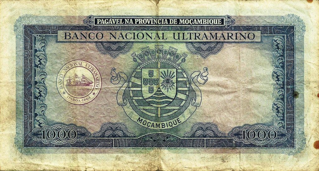 Moçambique - 1000$00 1953 (# 105a)