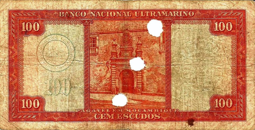 Moçambique - 100$00 1958 (# 107)