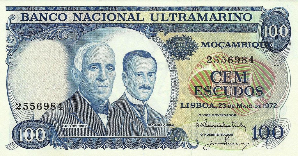 Moçambique - 100$00 1972 (# 113)