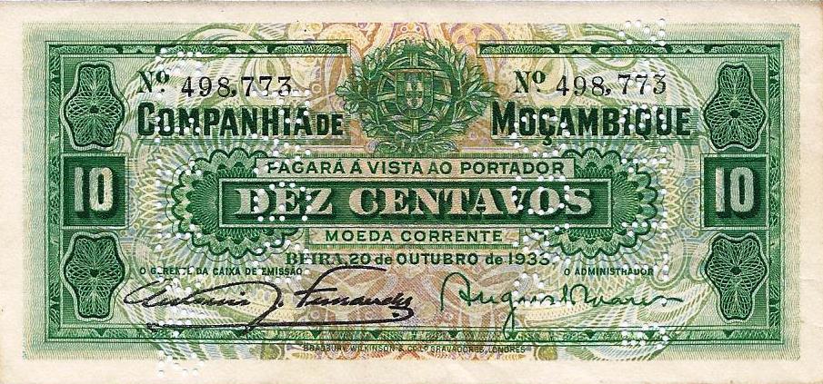 Moçambique - 10 Centavos 1933 (# Pr28)