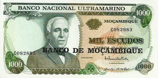 Moçambique - 1000$00 1972 (76) (# 119)